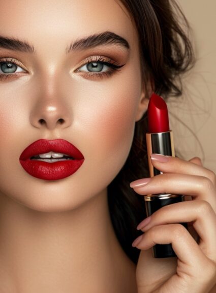 How to wear red lipstick