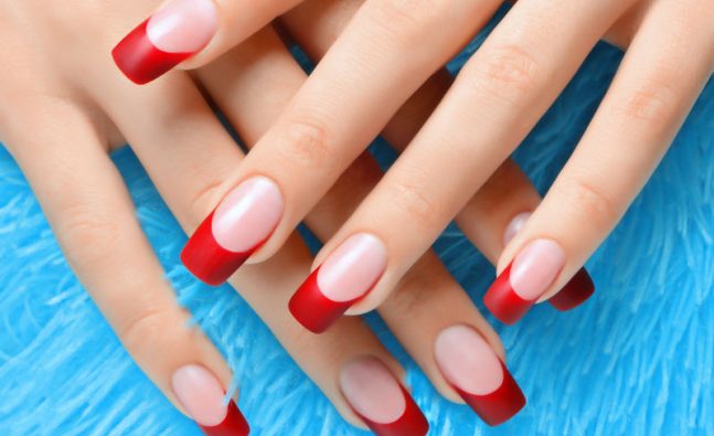 Red Nails🔥 Acrylic Extensions | Red manicure, Nails, Acrylic nails