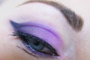 Purple Winged eyeshadow