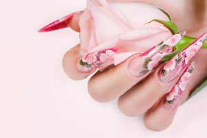 Nail Extensions floral