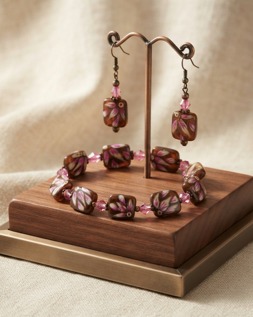 Amber & Fuchsia Floral