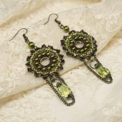 Round Peyote Earrings