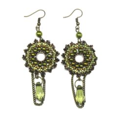 Round Peyote Earrings