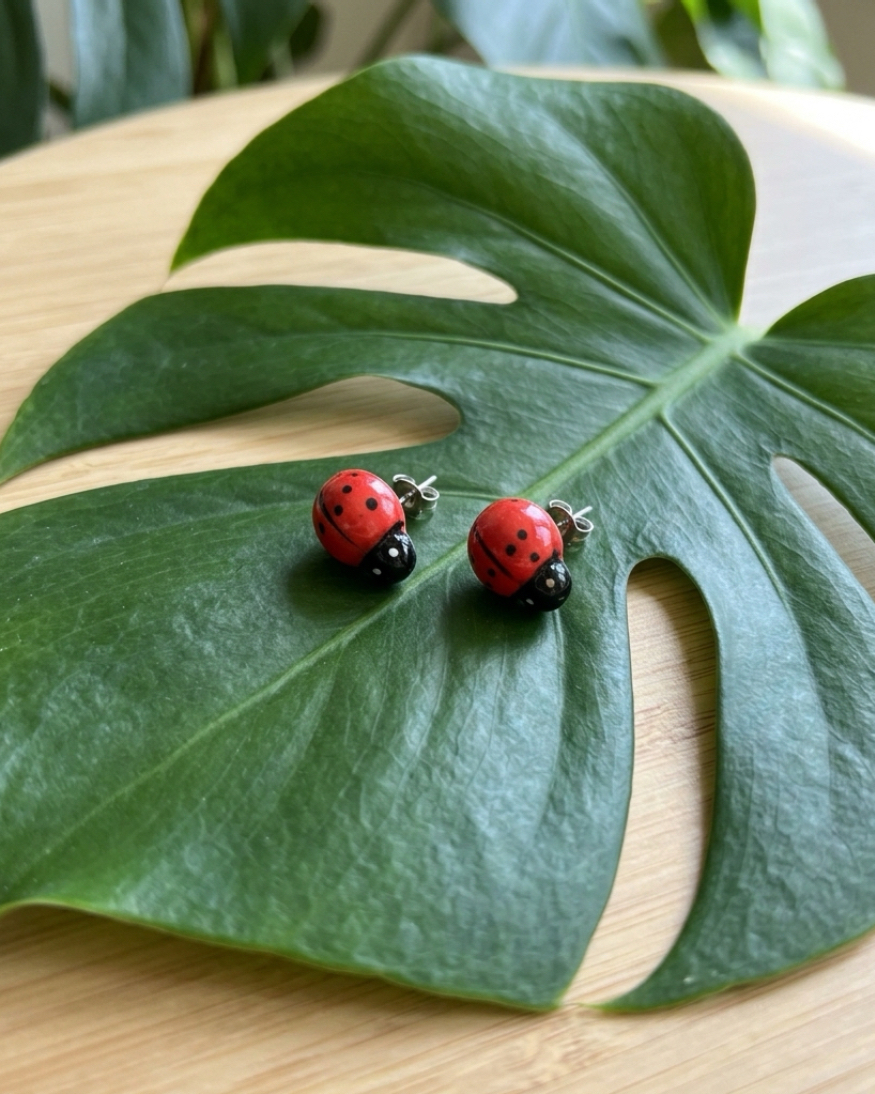 Ladybug Stud earrings