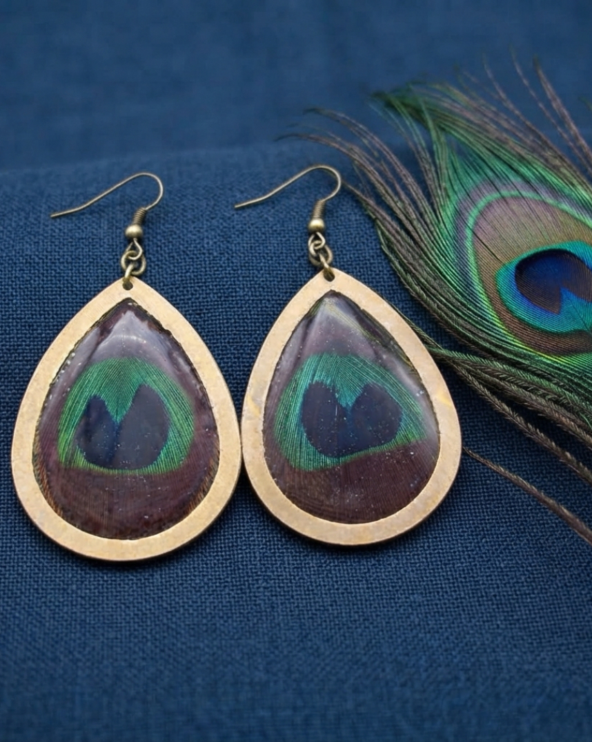 Peacock Feathers - Antique Bronze