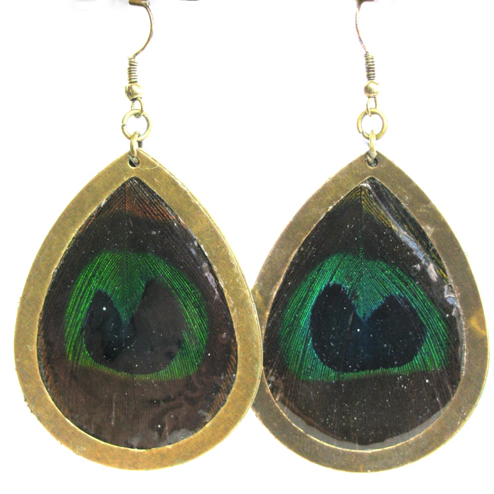 Peacock Feathers - Antique Bronze