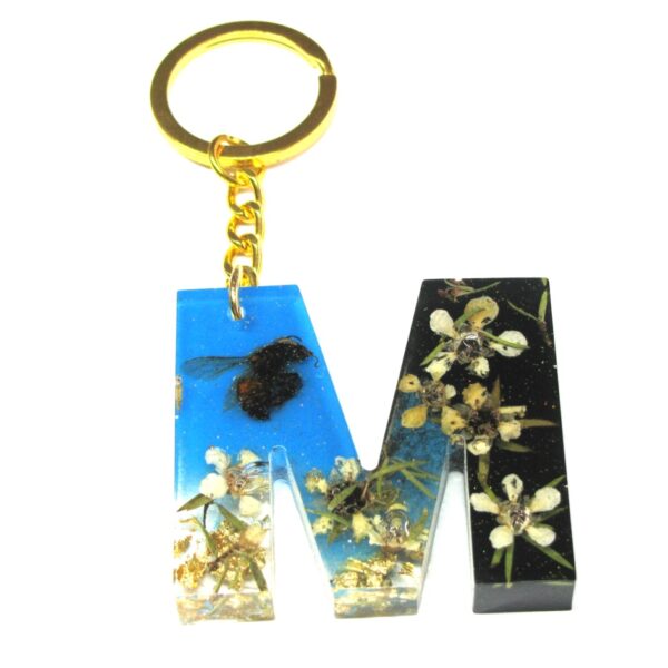 Alphabet Keyrings - Rambling Rose