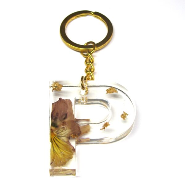 Alphabet Keyrings - Rambling Rose