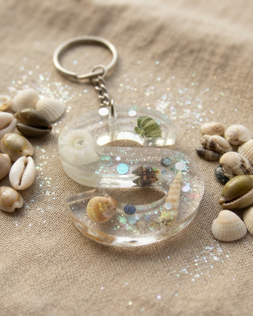 Alphabet Keyrings