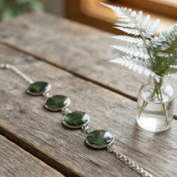 Silver Fern Bracelet