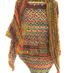 Triangular Autumn Shawl