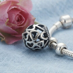 Heart Charm - Silver