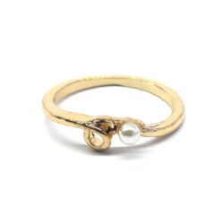 Pearl & Loop Stacker Ring