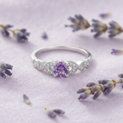 Silver Amethyst Rings