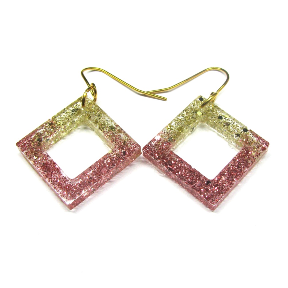Glitter earrings - Diamond (all colours)