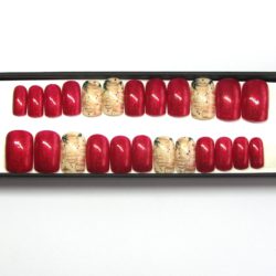 Press-on Nails - Xmas Baubles