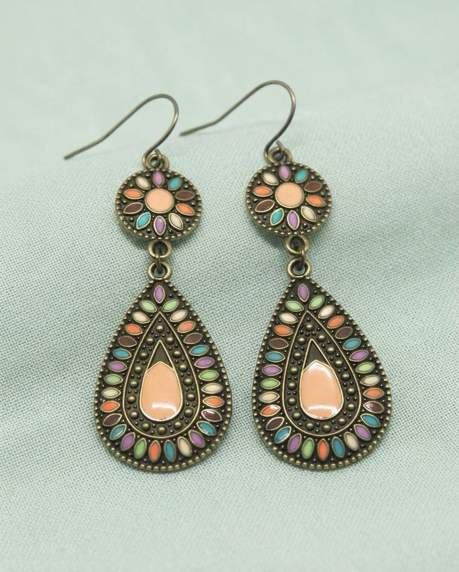 Boho Rainbow Earrings