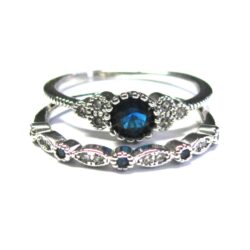 Sapphire Blue Eternity & Promise Rings