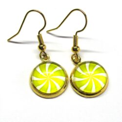 Candy Cane Cabochon - Lime