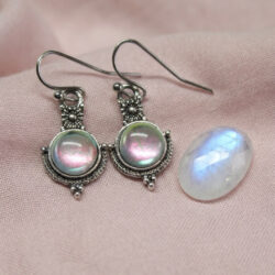 Moonstone earrings
