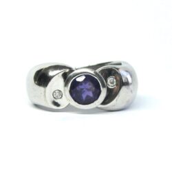 Amethyst Ring - Sterling Silver