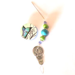 Butterfly Needle Minders with Frogger