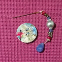 Dragonfly Needle Minders with Froggers