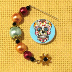 Sugar Skull Needle Minders with Froggers