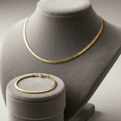 Cobra Chain Necklace & Bracelet