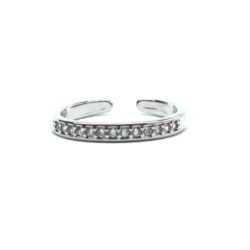 Channel Set Adjustable Ring