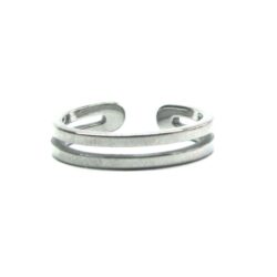 Double Band Adjustable Ring