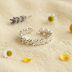 Floral Adjustable Ring