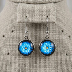 Dahlia Cabochon - Blue