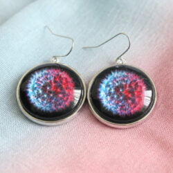Dandelion Cabochon - Pink & Blue