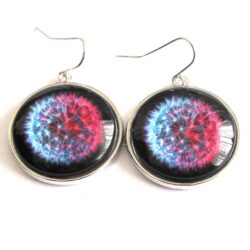 Dandelion Cabochon - Pink & Blue