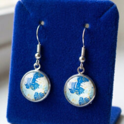 Monstera Cabochon - Blues
