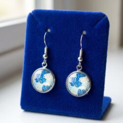 Monstera Cabochon - Blues