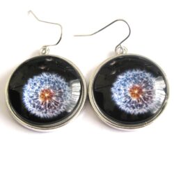 Dandelion Cabochon - Lilac & Brown