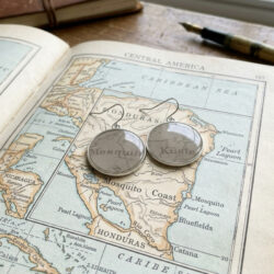 Map earrings - Mosquito Küste (Coast)