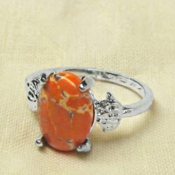 Orange Chunky Ring