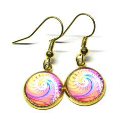 Nautilus Cabochon - Pink & Yellow