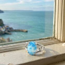 Sky Blue Chunky Ring
