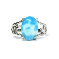 Sky Blue Chunky Ring