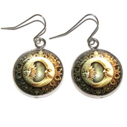 Sun & Moon Cabochon - Beige