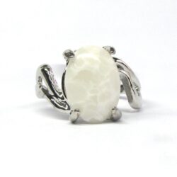 White Chunky Ring