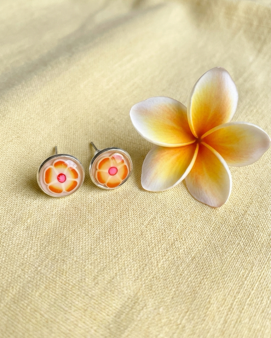 Frangipani Studs
