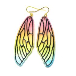 Butterfly Wings - Rainbow Ombré large