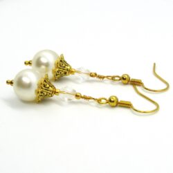 Gold Crystal and Pearl