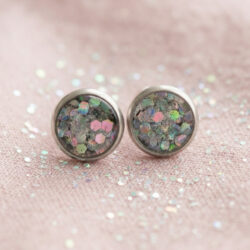 Pearl Glitter Studs