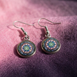 Mandala Cabochons - Pink & Blue